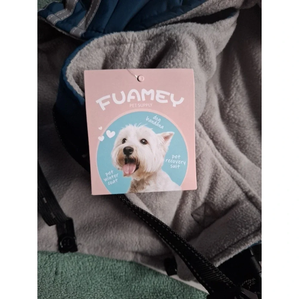FUAMEY Dog Winter Jackets Size Small Waterproof Reflection Dog Coat‎